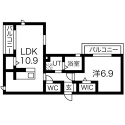 アンティークショコラ3番館の物件間取画像